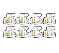 Wivplex 4 Sets Engine Cylinder Carburetor Maintenance, for Jet, Repair Kit CBR400 Motorcycle Parts Motorcycle Carb Fix Kit(8 sets)