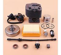 Wivplex 42mm Cylinder Piston Kit, for, FS450 Clutch Drum Ignition Coil Air Fuel Filter Line Repair Trimmer Lawn Mower Clutch Replacement Kit