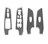 Wivplex 4pcs Set Car Window Lift Switch Panel Trim Cover Stickers Replacement, for Civic, 8th Generation 2006-2011 LHD RHD Window Switch Trim(Right)