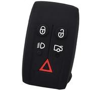 Wivplex 5 Button Car Key Fob, for Jaguar, XK XF XJ8 XK8 XRR 2007-2013 Silicone Car Remote Key Fob Shell Cover Case Skin Holder Protector Car Key Cover