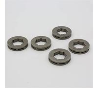 Wivplex 5Pcs/Lot 3/8 Pitch 8 Teeth ID 22mm Spline Sprocket Rim 30 31 32 38 40 41 44 MS361 MS440 MS460 MS660 Chainsaw Chainsaw Small Spline Sprocket