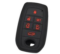 Wivplex 6 Buttonsit Car Key Fob, for Toyota, Vellfire Alphard 30 Series Previa Tarago 2017-2019 Silicone Car Key Case Cover Remote Fob Shell Car Key Cover