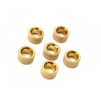 Wivplex 6 Piece Variator Roller Weights 9g 13g 14g 20x12mm, for Cygnus R Majesty X-City X-Max Versity BWS YW 125cc 52S-E7632-00 Pulley Weight Roller Set(BLACK 20x12mm 9g)