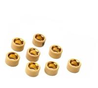 Wivplex 8PC 9g 13g 14g Racing Variator Roller Weights 20x12mm, for MBK Skyliner 250 And Kilibre 300 Scooter Engine Pulley Weight Roller Set(BLACK 20x12mm 9g)