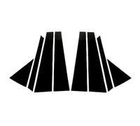 Wivplex 8PCS Polished Pillar Posts, for Hyundai, Tucson 2015-2019 Window Trim Cover BC Column Sticker Door Window Pillar Posts