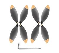 Wivplex 8pcs Propeller PropsDrone Replacement Props Accessories Spare Props Blade Light Weight Screw Kits Parrot Anafi Drone 4K Blade Propeller(Gold)