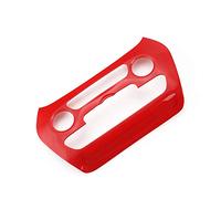 Wivplex ABS Car Air Condition Panel Decoration Cover Stickers, for Jeep, Cherokee 2014 Up Interior Console Accessories Car Styling Dashboard Air Outlet Cover(Red)