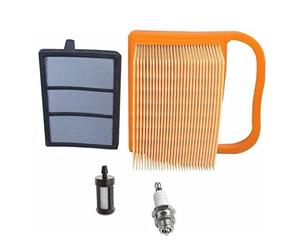 Wivplex Air Filter Fuel Spark Plug Set, for, TS410 TS 410 TS420 TS 420 SAWS PARTS spark plug for 4-stroke mower