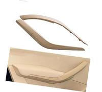Wivplex auto Door Pull Trim Surround Car Inner Interior Door Handle, for BMW, for X1 E84 2010-2016 Auto Doors Panel Bar Pull Trim Cover Front Rear Handles(Beige Set)
