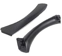 Wivplex auto Door Pull Trim Surround Car Inner Interior Door Handle Panel Pull Trim Cover Black Left Right, for BMW, for 3 for Series E90 E91 316 318 320 325 328(Black Left Set)
