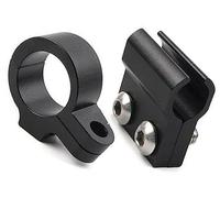 Wivplex Black Motorcycle Front Brake Cable Clamp, Aluminum Brake Hose Clamp, for CR80R/85R, CR125R/250R, CRF150R-450R Motorcycle Brake Hose Clamp