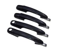 Wivplex Black Outside Door Handle Front Rear Right Left, for Tucson, 2005-2009 83660-2E000,82660-2E020,83650-2E000,82650-2E020 Replacement Cabin Door Handle(Black A Set 4 Pcs)