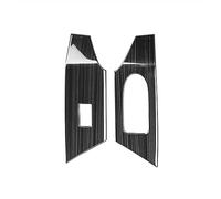Wivplex Car Black Window Glass Lift Button Switch Cover Trim Door Armrest Panel, for Mazda, MX30 MX-30 2022+ RHD Window Switch Trim