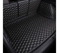 Wivplex Car Boot Tray Floor Protector, for VW, for Touareg, 2002-2010 Cargo Liner Boot Carpet Pad Trunk Mat 2005 2006 2007 2008 2009 Car Boot Mat(Black With Beige 1)