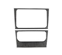 Wivplex Car Carbon Fiber Center Control CD Panel Air Vent Gear Shift Door Bowl Headlight Switch Cover Frame Inner Trim, for VW, for Golf, 6 MK6 Window Switch Trim(CD Panel)