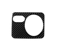 Wivplex Car Carbon Fiber Center Control CD Panel Air Vent Gear Shift Door Bowl Headlight Switch Cover Frame Inner Trim, for VW, for Golf, 6 MK6 Window Switch Trim(C for RHD)