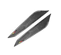 Wivplex Car Carbon Fiber Interior Center Gear Shift Control Panel Stall Side Cover Sticker Trim, for, A4 B9 A4L 2017 2018 Window Switch Trim Panel(with Color 1)