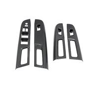 Wivplex Car Carbon Fiber Window Glass Lift Button Trim Switch Cover Door Armrest Panel, for Subaru, WRX/WRX STI 2015-2020 RHD Window Switch Trim