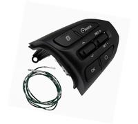 Wivplex Car Cruise Control Button, for Kia, for RIO K2 4 5, for Morning, for Picanto 96720G6010 Steering Wheel RH Remote Switch Accessories 96720-G6010 Steering Wheel Switch(BLACK B)
