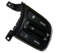 Wivplex Car Cruise Control Button, for Kia, K5 2016 2017 2018 2019 Multifunction Steering Wheel Menu Volume Adjustment Switch Accessories Steering Wheel Switch(BLACK Cruise control button)