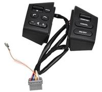 Wivplex Car Cruise Control Button, for Sylphy 2005-2019, for Tiida, for Livina 2007 2008 2009 2010 Steering Wheel Switch Auto Parts Steering Wheel Switch(BLACK 4)