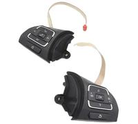 Wivplex Car Cruise Control Button, for VW, for CC, for EOS, for Golf, for MK6 2009 2010 2011 2012 2013 Steering Wheel Multi-Function Audio Phone Volume Steering Wheel Switch Kit