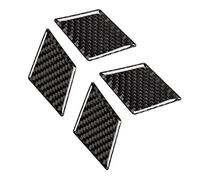 Wivplex Car Door Handle Center Control Gear Shift Panel Air Condition Air Outlet Carbon Fiber Cover Decor, for, A4 B9 A4L 2017 2018 Window Switch Trim(12)