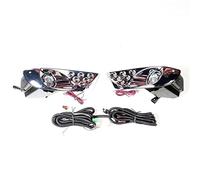 Wivplex Car Front Bumper LED DRL Daytime Running Light Fog Lamp With Harness, for Toyota, PRADO 120 Series 2700 4000 LC120 2002-2009 Car Front Fog Light Assembly