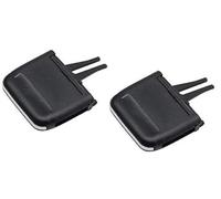 Wivplex Car Front Left Right AC Vent Grille Air Vent Panel, for Porsche, for PANAMERA, 2010-2016 970552132 Car Air Vent Clip(BLACK L and R Slider 2pcs)