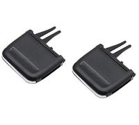 Wivplex Car Front Left Right AC Vent Grille Air Vent Panel, for Porsche, for PANAMERA, 2010-2016 970552132 Car Air Vent Clip(BLACK Central Slider 2pcs)