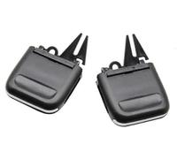 Wivplex Car Front Rear Air Conditioning AC Vent Grille Clip Slider Repair Kit, for Porsche, for, 2014-2017 95B819200 95B819700 Car Air Vent Clip(BLACK Rear 2PCS)