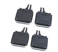 Wivplex Car Front Rear Air Vent Central AC Vent Grille Slider Outlet Tab Clip Repair Kit, for Porsche, for CAYENNE, 2010-2016 7P5819000 Car Air Vent Clip(BLACK 4PCS)