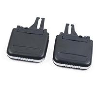 Wivplex Car Front Rear Air Vent Central AC Vent Grille Slider Outlet Tab Clip Repair Kit, for Porsche, for CAYENNE, 2010-2016 7P5819000 Car Air Vent Clip(BLACK 2PCS)