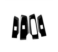 Wivplex Car Glossy Black Window Glass Lift Button Switch Cover Trim Door Armrest Panel, for Mitsubishi, Outlander 2022-2023 RHD Window Switch Trim