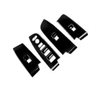 Wivplex Car Glossy Black Window Glass Lift Button Switch Cover Trim Door Armrest Panel HRV HR-V, for Vezel, 2021 2022 LHD Window Switch Trim