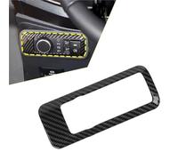 Wivplex Car Headlight Switch Button Frame Cover Trim, for ford, Bronco 2021 2022 2023 2024,Front Headlamp Switch Panel Decoration,Interior Decor Upgrade Accessories Headlight Switch Replacement(Black