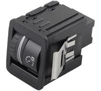 Wivplex Car Headlight Switch, for VW, for Cc, for Sharan, for Alhambra 3C0941334A Car Front Light Switch Headlamp Dimmer Headlight Control Switch Headlight Switch Replacement