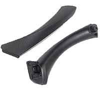 Wivplex Car Inner Interior Door Handle Left Right, for BMW, for 3 for Series E90 E91 316 318 320 325 328 car Door Handle Frame Trim(Black Left Set)