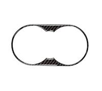 Wivplex Car Interior Center Control Gear Shift Panel Water Cup Holder Carbon Fiber Cover Decor, for VW, for Touareg, 2011-2015 2016 2017 2018 Window Switch Trim(A)