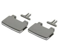 Wivplex Car Interior Rear Air Conditioner Ac Vent Grille Outlet Assembly, for Mercedes, for Benz, W164 ML GL 300 350 450 500 2005-2011 16483004549116 Car Air Vent Clip(BLACK Grey Slider 2PCS)