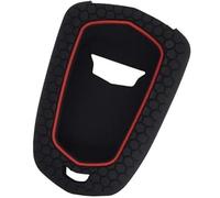 Wivplex Car Key Fob Cover, for Cadillac, ATS CTS XTS SRX Escalade XT4 XT5 CTS Silicone Remote Control Keyless Shell Case Skin Holder Car Key Cover