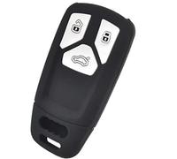 Wivplex Car Key Fob For A4, for ALLROAD, B9 Q5 Q7 TT TTS 2016-2018 Silicone Remote Shell Cover Case Skin Holder Keyless Car Key Cover
