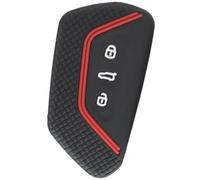 Wivplex Car Key Fob, for VW, for Golf, MK8, for Skoda, 2020 Car Silicone Remote, for Smart, Control Shell Cover Case Keyless Skin Holder Protector Car Key Cover