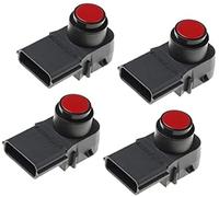 Wivplex Car Pdc Sensor 4 Color 4Pcs Parking, for Hyundai 95720-J5310 Park Assist Object Reserve Aid vehicle rear detection sensor unit(Red)