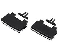 Wivplex Car Rear Air Conditioning Ac Vent Grille Assembly Replacement, for Mercedes, for Benz, W164 ML GL 300 350 450 500 16483004549116 Car Air Vent Clip(Black Slider 2pcs)