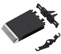 Wivplex Car Rear Air Conditioning AC Vent Grille Panel Cover Clip Slider Replacement, for Maserati, Quattroporte 2013-2020 670011357 Car Air Vent Clip(BLACK Slider 1PC)