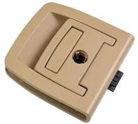 Wivplex Car Rear Trunk Mat Handle Boot Floor Carpet Luggage Compartment, for X5, for X6 E70 E71 E72 F15 F16 F07 car Boot mat Handle Grip, Vehicle Trunk mat Liftin(Beige with Lock Hole)