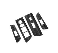 Wivplex Car Stainless Steel Window Glass Lift Button Switch Cover Trim Door Armrest Panel, for Mazda, CX9 CX-9 2022+ LHD Window Switch Trim