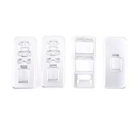 Wivplex Car Window Lift Switch Button Control Panel Frame Cover Trim, for Land Rover, Discovery 3 LR3, for Range, for Rover, Sport Window Switch Trim