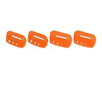 Wivplex Car Window Switch Button Cover Trim Interior Accessories, for Jeep, Wrangler JL Gladiator JT 2018-2021 (ABS Orange) Window Switch Trim